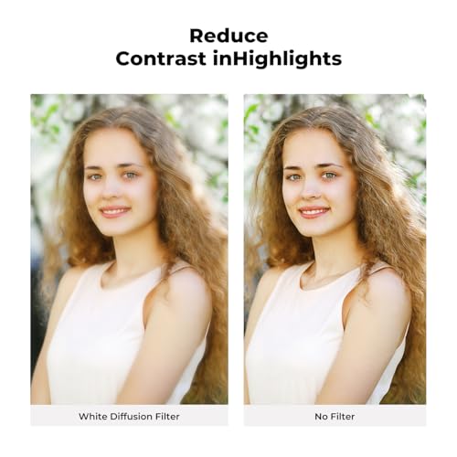 K&F CONCEPT 55mm White Pro Mist 1/4 Filter