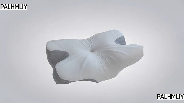 Pro Sleep Apnea Pillow, Cervical Neck Pillow for Pain Relief, Ergonomic Contour Memory Foam Pillow for Side and Back Sleepers, Orthopedic Neck Support Pillow, Sleeping Bed Pillow (Grey) Grey