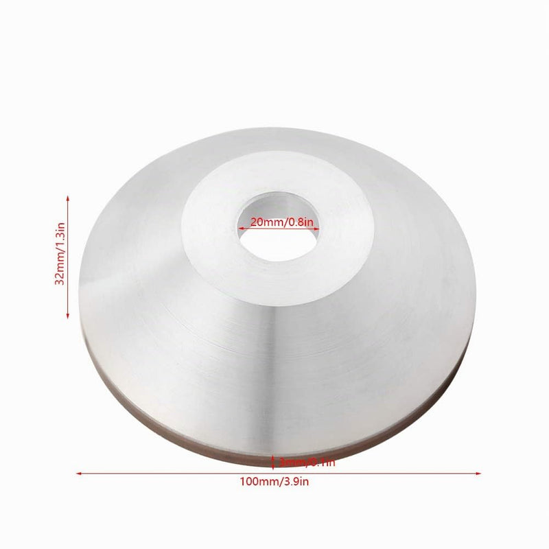 Diamond Cutting Disc Grinding Disc Carbide Metal 100mm for Alloy Blade Shape Tungsten Bowl
