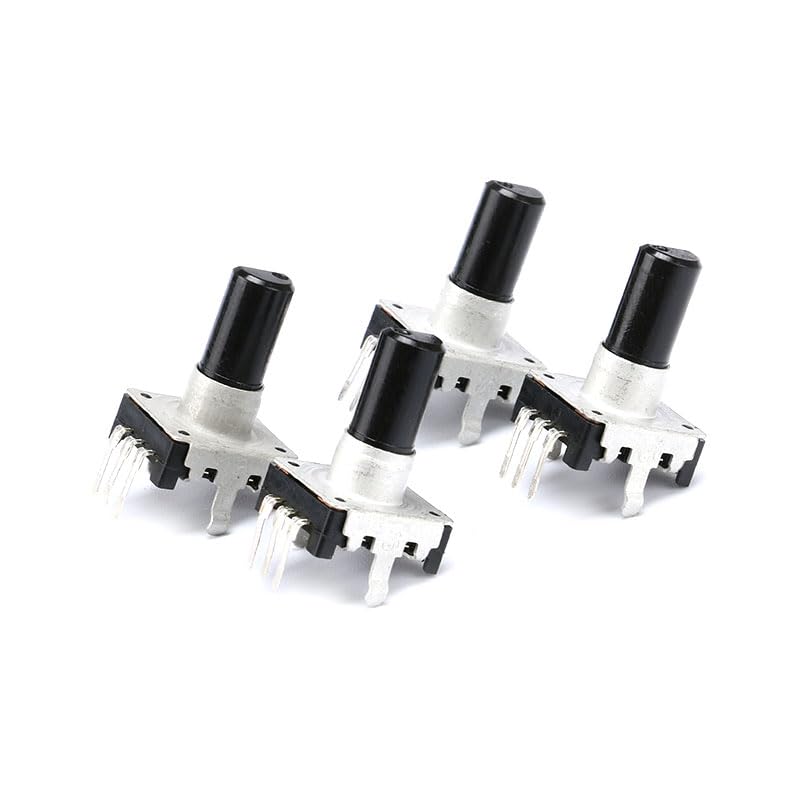 [Australia - AusPower] - 10Pcs EC12 360 Degree Rotary Encoder Code Switch Digital Potentiometer E12 Audio Encoder 360°Rotating Encoder 3Pins 15MM D-shaft 