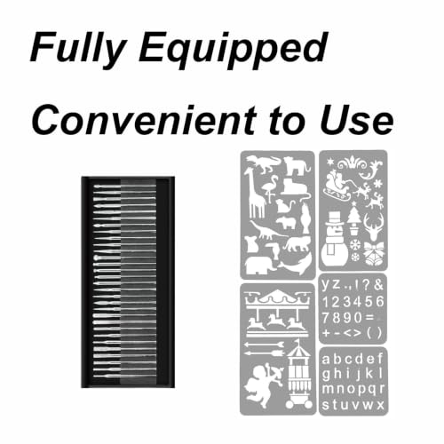 Befun Electric Engraving Tool Kit, USB Cordless Rechargeable with 30 Bits