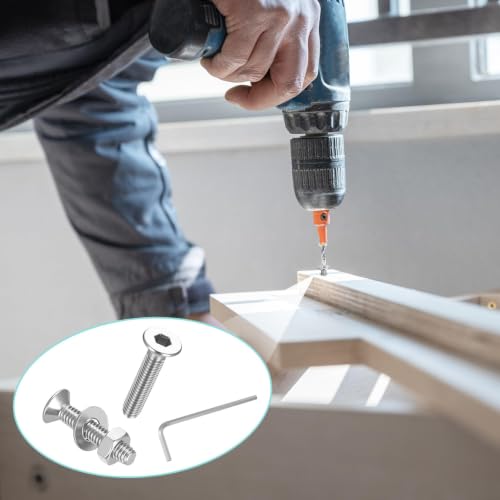 488 PCS M4 Countersunk Screws Kit, M4 Flat Head Machine Screws Assortment 488