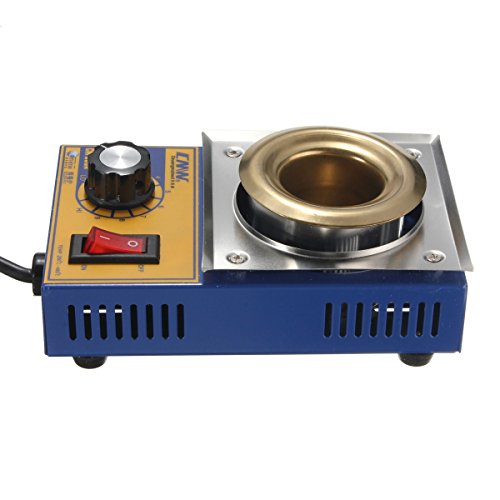 CM360A 100W 200-480 Degree Solder Pot Soldering Desoldering Stainless Steel Plate