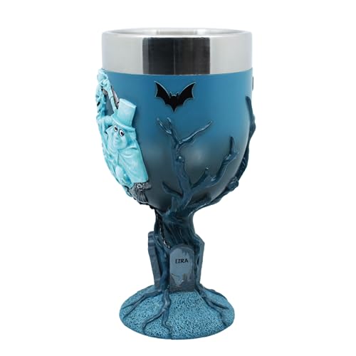 Enesco Disney Showcase the Haunted Mansions Hitchhiking Ghosts Decorative Chalice Goblet, 7.09 Inch, Multicolor