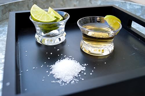 Oaxaca Glasses - Copita Shot Glass, Set of 4, Clear Glass