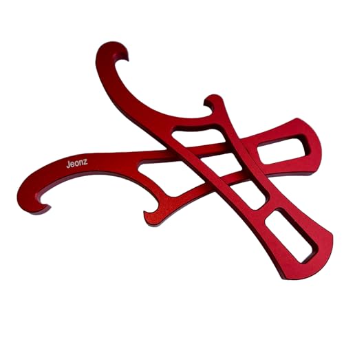 Jeonz firefighting mini spanners wrench set, 2 lightweight aluminum adjustable wrenches