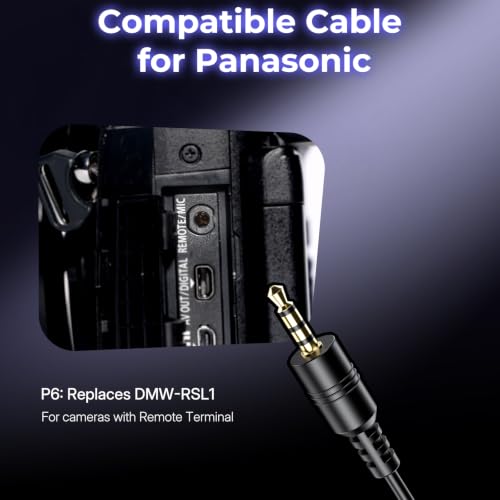 for Panasonic LUMIX Rechargeable Wireless Intervalometer Shutter Release for Panasonic LUMIX