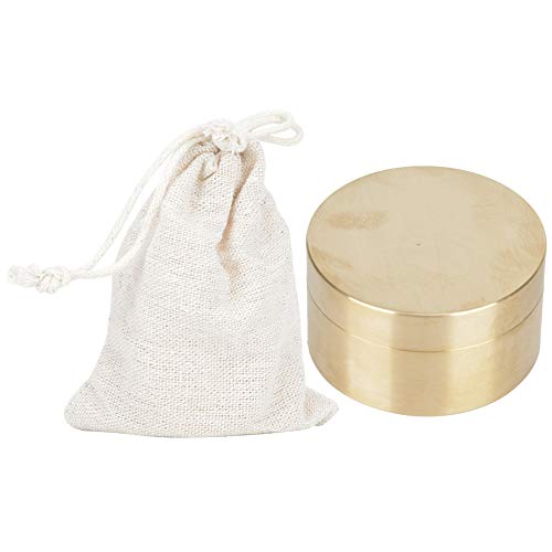 Jewelry Storage Box, Sealed Metal Round Travel Container for Home Organizers, Gift Keepers, On-the-Go Travelers
