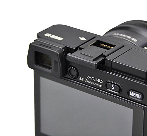 JJC 2-Pack FDA-EP18 Eyecup Eyepiece Eye Cup & FA-SHC1M Hot Shoe Cover Cap for Sony A7 A7II A7 II A7III A7 III A7R A7RII A7R II A7RIII A7R III A7RIV A7R IV A7S A7SII A7S II A9 A99II A99 II A58 Cameras