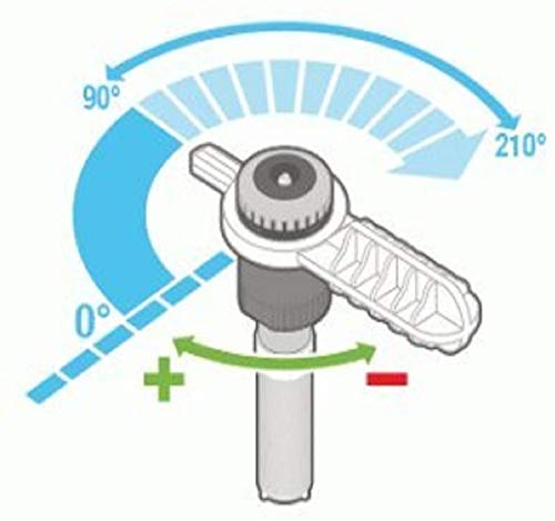 [Australia - AusPower] - 2 Pack Hunter MP Rotator Adjustment Tool MPTOOL, Orange Sprinkler Adjustment Tool, Hunter MPTool Sprinkler Tool Pack of 2 Adjustment Wrench for all MP Rotator Nozzles with Included LED Keychain Light 