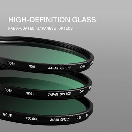 Gobe 39mm ND8, ND64, ND1000 Lens Filter Kit
