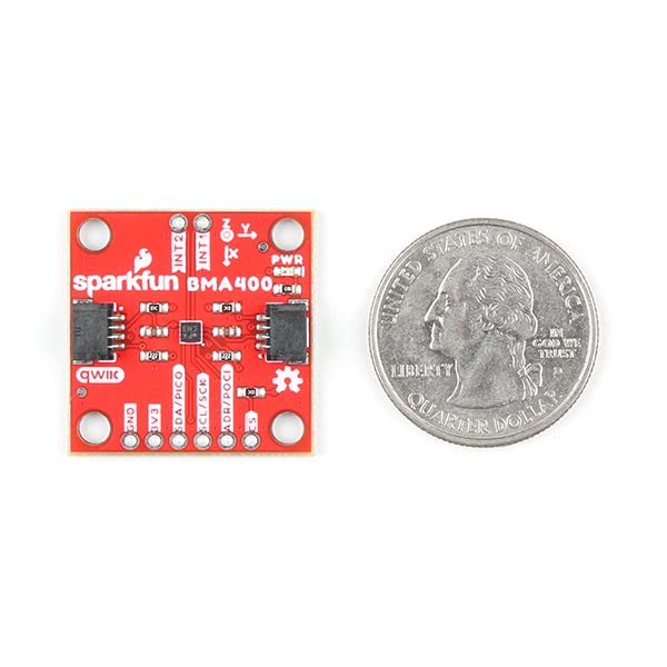[Australia - AusPower] - SparkFun Triple Axis Accelerometer Breakout - BMA400 (Qwiic) 3-axis Acceleration Sensor, Ultra-Low Power, Board Dimensions: (Inches) 1.00 x 1.00 x 0.55 
