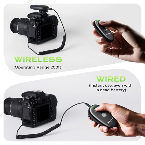 Hanpusen Rechargeable Camera Remote Shutter Release for Fujifilm