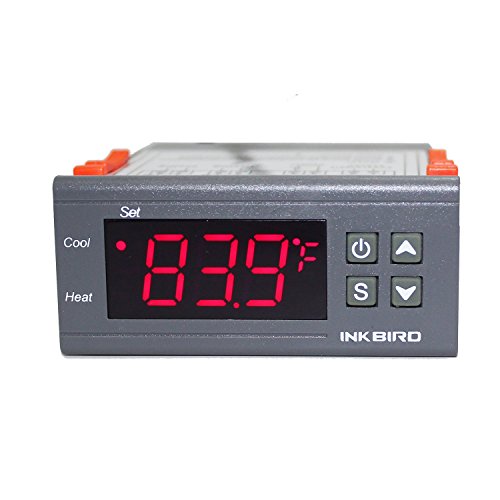 Inkbird ITC-1000 Digital Temperature Controller 2 Relays Thermostats 220V Heating Cooling with NTC Sensor Probe