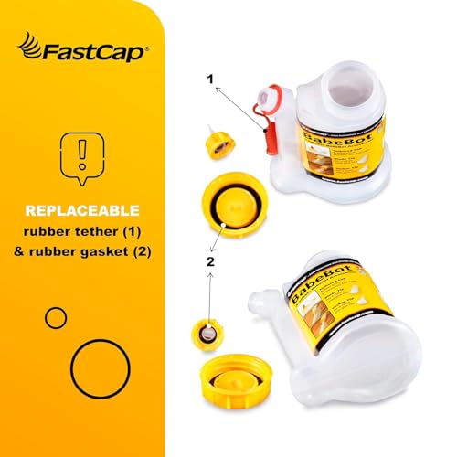 FastCap BabeBot 4-ounce wide mouth glue bottle for adhesive dispensing