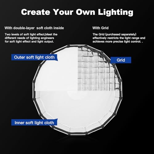 Godox Softbox 25.6"/65cm Godox S65T Bowens Mount Compact Softbox 25.6"