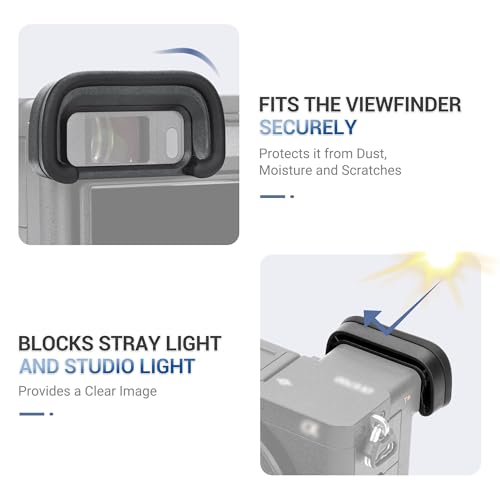 JJC 2-Pack FDA-EP20 Eyecup Eyepiece Viewfinder for Sony A6700 Camera Sony FDA-EP20 Replacement