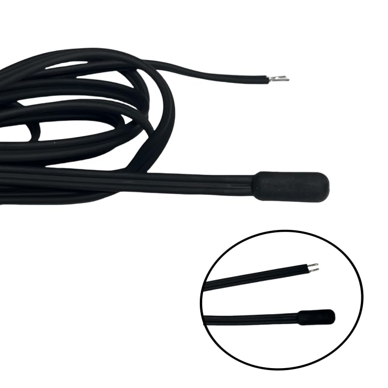 [Australia - AusPower] - 5Pcs Temperature Probe Sensor MF58B Super Waterproof TPE Injection Probe Sensor TPE6x5x15mm Thermistor 10K 3435 Iine Iength 2 Meters. 