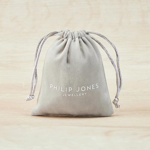 Philip Jones Men's Stainless Steel St Christopher Necklace