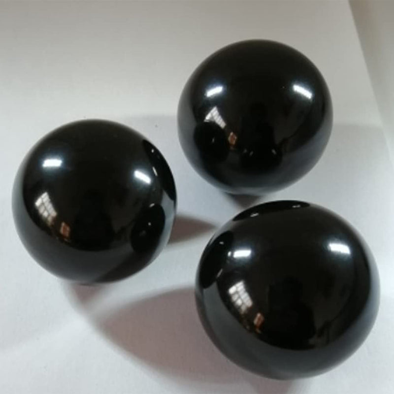 [Australia - AusPower] - Othmro 5Pcs Threaded Ball Knobs, 0.98Inch Dia 0.24Inch Thread M6 Female Thread Black Bakelite Handle Thermoset Ball Knob for Lawn Mowers Exercise Equipment Machinery Valves Spigots (BM6x25) 