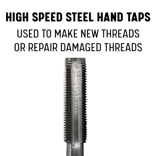 Drill America 3/4-24 UNS high-speed steel plug tap for hand threading, single tap шықәс