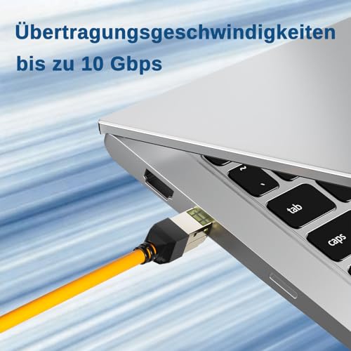 iwillink RJ45 Connector Toolless CAT7 Network Connector 10Gbps 4pcs | LAN plug Ethernet installation cable, premium LSA insulation terminal, CAT6 CAT6a CAT7 network cable, PoE support 4