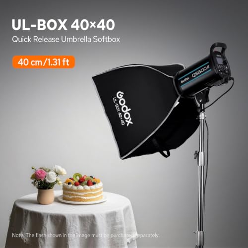 Godox UL-Box 40x40cm / 16x16 Inches Quick Release Umbrella Softbox UL-BOX 40x40