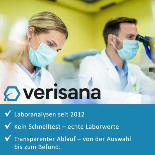 Iron Deficiency Test | Ferritin Test Kit for Home | Verisana | Laboratory analysis of ferritin value to classify your iron storage - includes digital laboratory report
