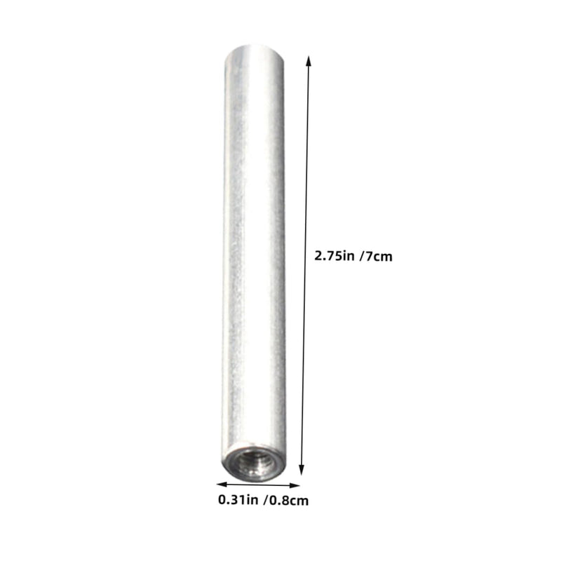 [Australia - AusPower] - Zerodeko 4pcs Electrolyzer Iron Rod for Magnetic Coils Iron Rod for Electromagnetic Core Iron Rod for Electromagnetic Projects Electromagnet Core Iron Rods Electric Rod Aluminum 