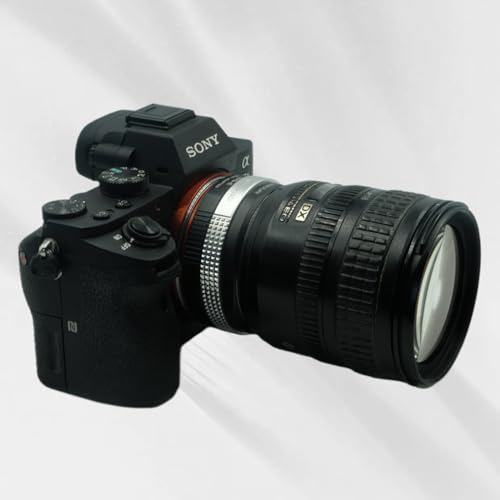 PHOLSY Lens Adapter Compatible with Nikon F (G-Type) Lens to Sony E Camera Nikon F or G to Sony E