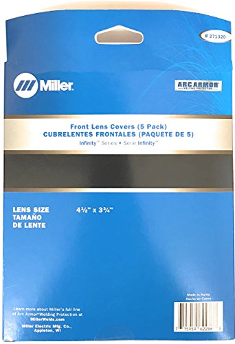Miller Electric Front Lens Cover,Polycarbonate,PK5