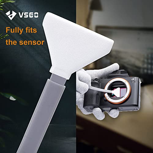 VSGO 24pcs Full-Frame Camera Sensor Cleaning Kit, Sensor Cleaning Swabs, Compatible with DSLR & SLR Digital Cameras (V-S03-24) D186751