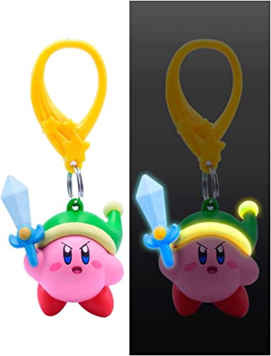 Kirby Series 3 Glow‑in‑The‑Dark Backpack Hanger – Official Just Toys LLC Blind‑Bag Collectible (1‑in‑24 Rare GID Character)