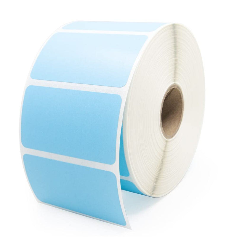 Zebra Blue Barcode Labels 2.25" x 1.25" (LV-522-125B)