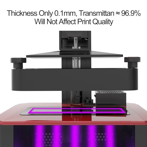5PCS 10 Inches LCD Screen Protector Film - Scratch-Resistant High Light Transmittance Protective Films for ELEGOO Saturn 4 12K/Saturn 4 Ultra 12K LCD Resin 3D Printer Saturn 4/Saturn 4 Ultra