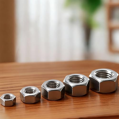 XunLiu 5/16-18 Pitch Hex Nuts 50 Pack 1 5/16"-18