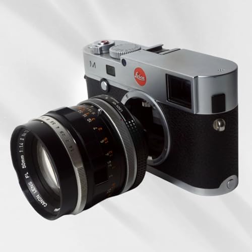PHOLSY Lens Adapter Compatible with Canon FD FL Lens and Leica M Camera Canon FD to Leica M