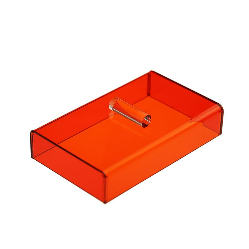 [Australia - AusPower] - Dental Curing Light Protector Box Orange Ultraviolet Shield Cover Box with 2 Size (Large) Large 