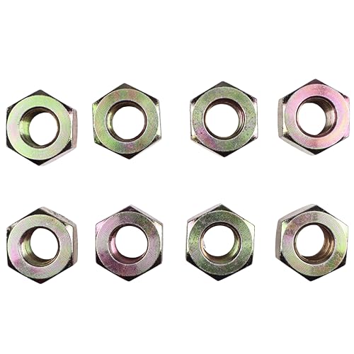 DVPARTS 8X lug nuts 6564669 for Bobcat 1600, 2000, 2400, 2410, 1213, S100, and S130 models