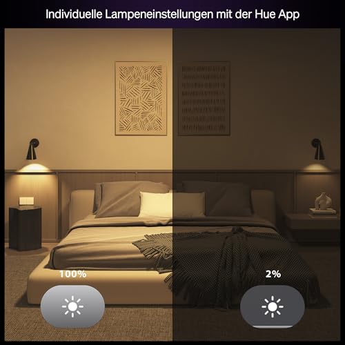 Philips Hue Essential Smart LED GU10 Spotlight, White and Color, 345 lm Energy Saving Bulbs, Dimmable, LED Bulbs Compatible with Alexa, Google Assistant and Apple Home, Pack of 4