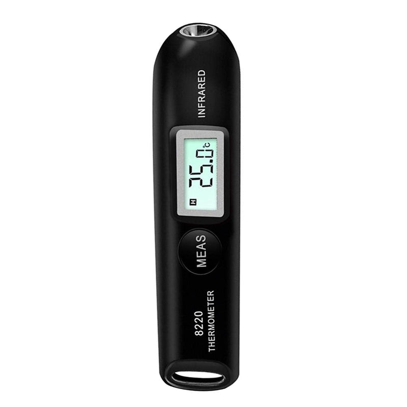 [Australia - AusPower] - Contactless Mini Digital Infrared Thermometer Handheld Portable Pocket Temperature Pen with LCD Display for Industrial Use Accurate Readings in Celsius and Fahrenheit Wide Range -50°C to 220°C 