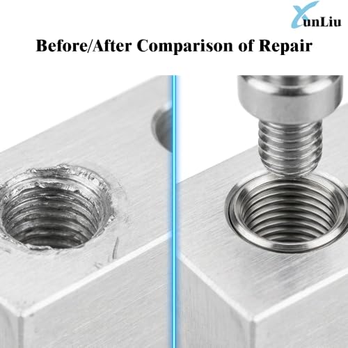 XunLiu 7/16"-14UNC-3D helical threaded inserts, 304 stainless steel wire set of 20