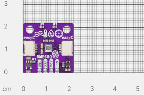 Soldered Environment & Air Quality Sensor BME680 Breakout Board | I2C | 1.71V - 3.6V | Made in EU | 333035