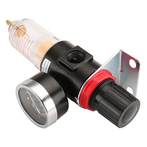 Baomain AFR-2000 pneumatic filter regulator air treatment unit with pressure gauge and 1/8-inch PT port