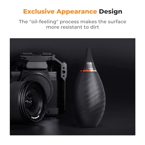 K&F CONCEPT Soft Tip Strong Air Blower with Short Nozzle,Highly Elastic