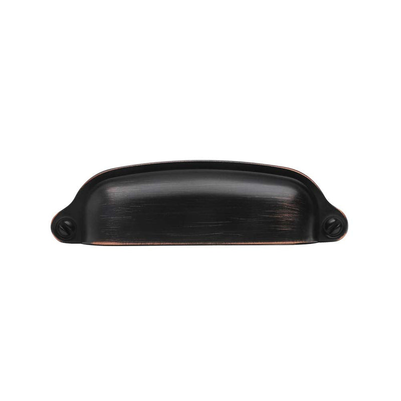 HARPOON Cup Handle Pulls Kitchen Drawer Cabinet Hardware European Style 3 Inch 10 Pack Oil-Rubbed Bronze Oil Rubbed Bronze