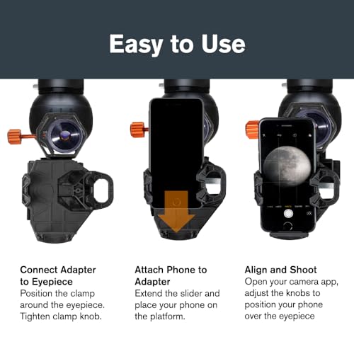 Celestron NexGO 2-Axis Smartphone Adapter for Telescope Eyepieces