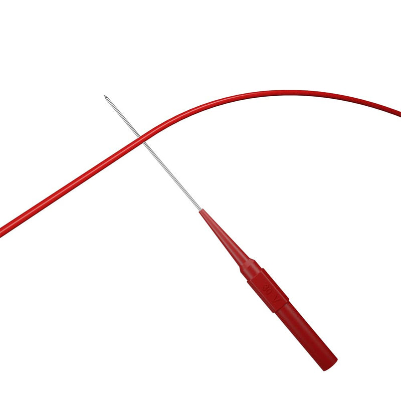 [Australia - AusPower] - 10pcs Multimeter Test Probe Back Probes, 1mm Long Test Pin Non-Destructive Insulation Piercing Needles 4mm Female Banana Plug Car Detective Tools 5colors 30009+ longer 5 colors*2 