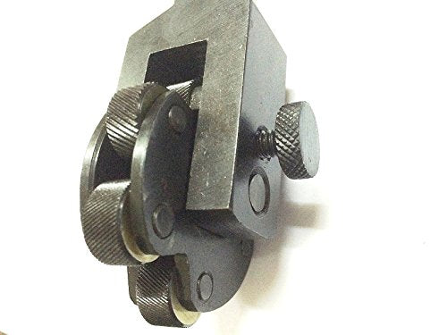 6 Knurls Rotating Head Knurling Tool for Lathe, Multi Pitch Diamond Knurl Coarse Medium Fine, Heavy Duty Square Shank Knurling Tool Holder