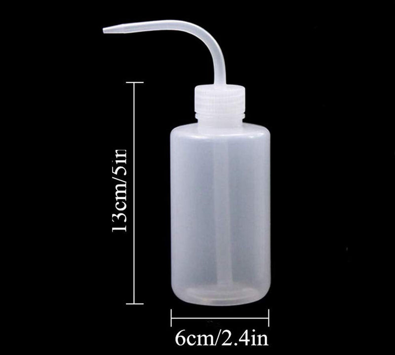 [Australia - AusPower] - Wash Bottles - 2pcs 250ml Safety Wash Bottle Watering Tools, Economy Plastic Squeeze Bottle for Medical Label Tattoo Supplies Green Soap Cleaning Washing Bottle 2x250ml 